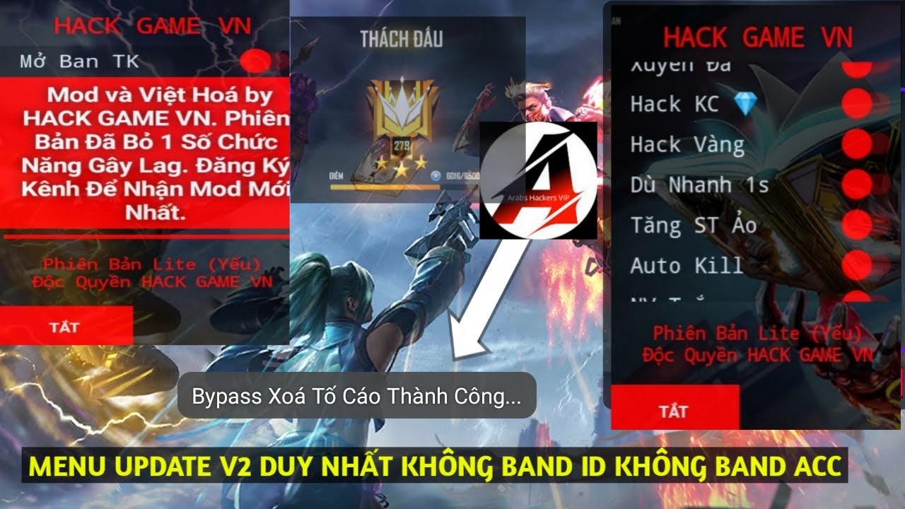 #1 SIÊU PHẨM MOD FREE FIRE OB34 | MENU CHỮ A CHÍNH HÃNG TIẾNG VIỆT V2 | AUTO KILL TỐC BIẾN | ANTI BAND Mới Nhất