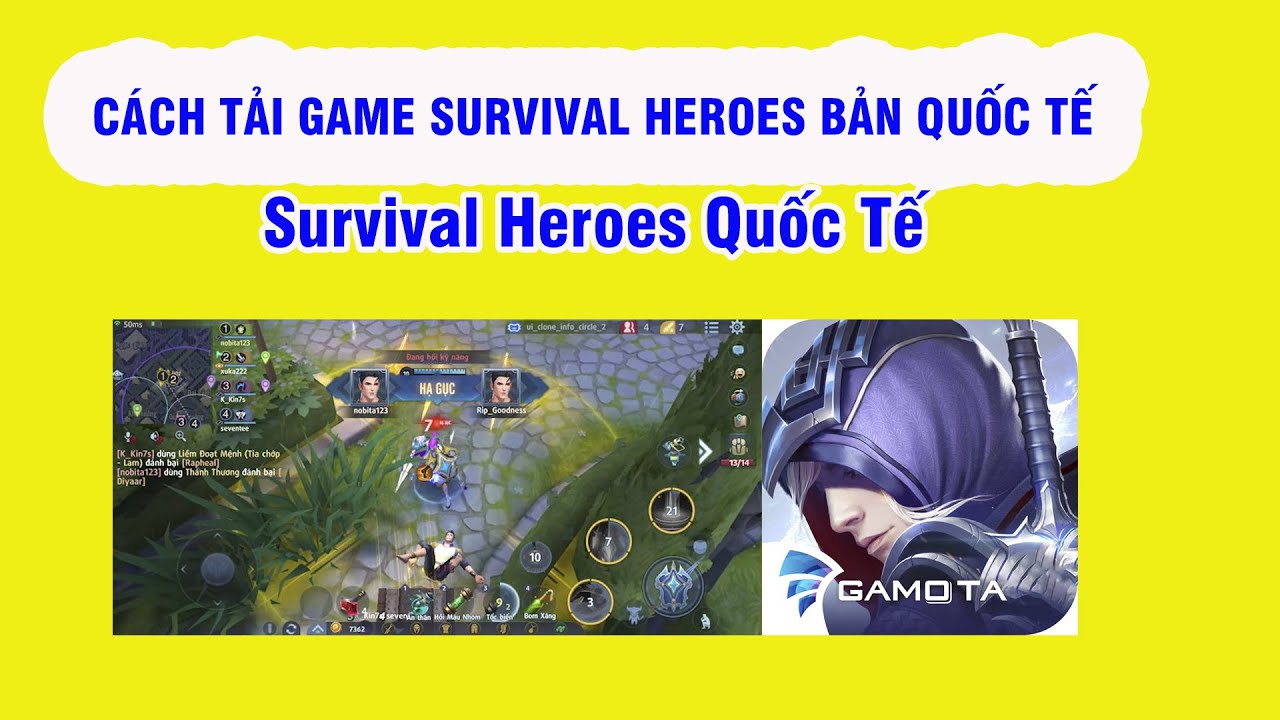 #1 Cách Tải Game Surviva Heroes Bản Quốc Tế Mới Nhất