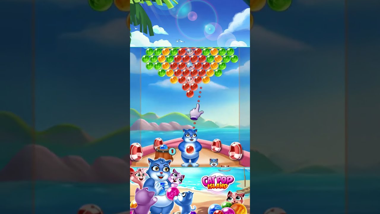 #1 CATPOP ISLAND – bubble shooter game free download v13  QC 30s 1080×1920- Play Now For Free Mới Nhất