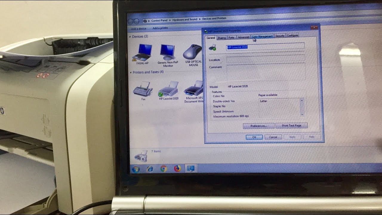 #1 hp laserjet 1020 printer installation on windows 7 Mới Nhất