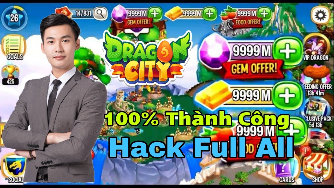 #1 Hướng dẫn cách H.a.c.k Mod Full Vàng đá quý trong game Dragon city miễn phí mới nhất thành công Mới Nhất