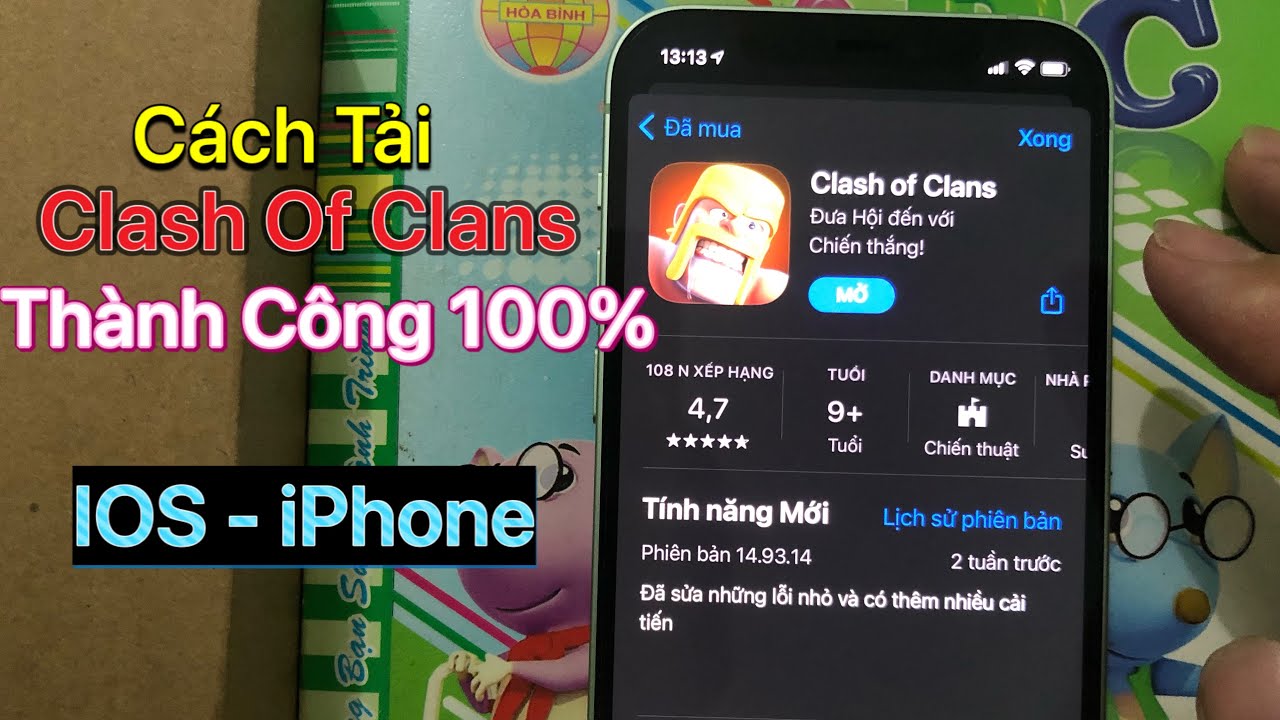#1 Hướng Dẫn Cách Tải Clash Of Clans IOS – iPhone 2021 | Mẹo Thành Công 100% Mới Nhất