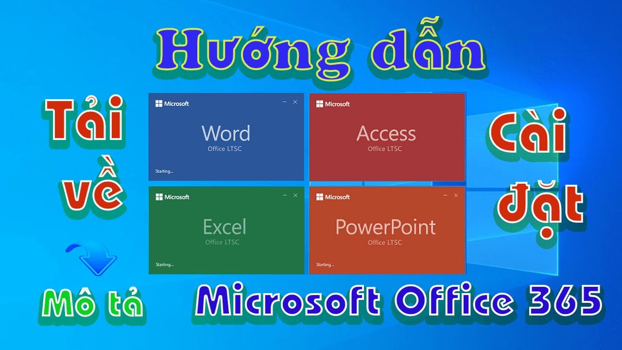 #1 Microsoft Office 365, How to (Hướng dẫn) Download (Tải) + Install (Cài đặt) Mới Nhất