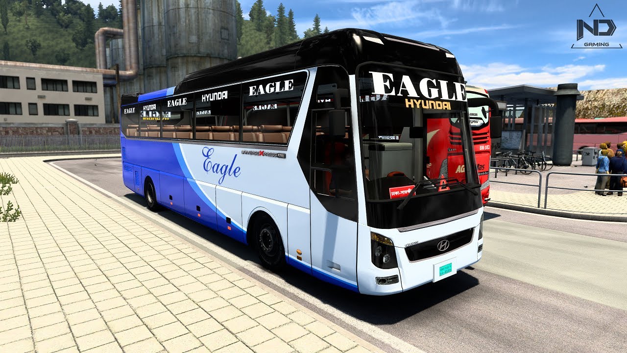 #1 ETS2 Online – Cuộc Đua Của Những Xe Khách "Huyndai Universe" Mới Nhất