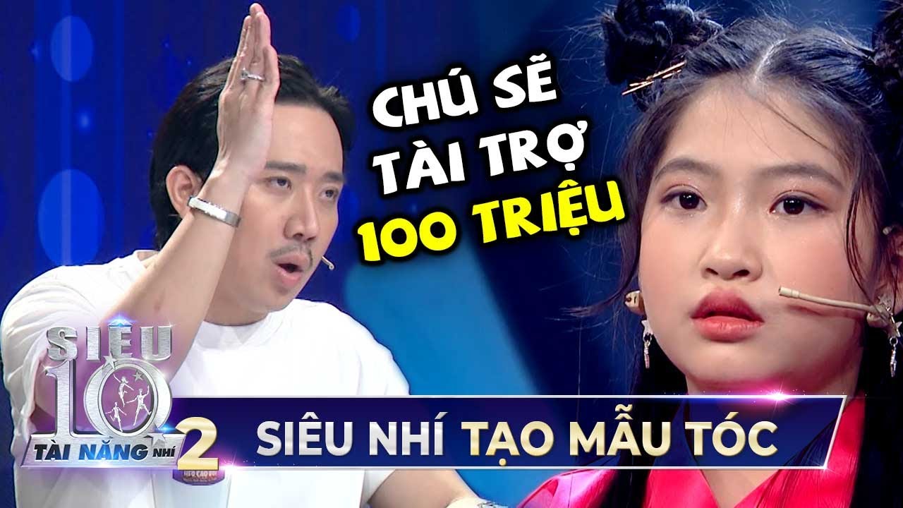 #1 Trấn Thành tặng hơn '100 TRIỆU' cho Siêu Nhí Tạo Mẫu Tóc chỉ với một 'ĐIỀU KIỆN' duy nhất Mới Nhất