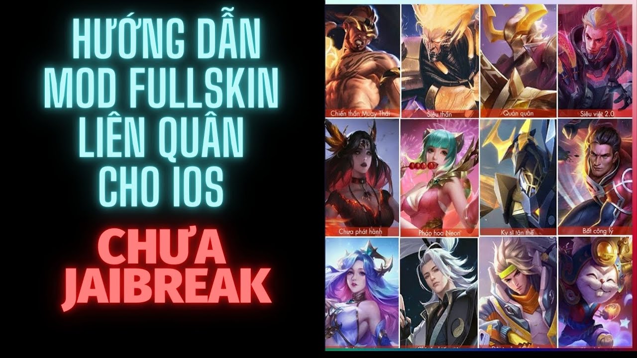 #1 Hướng Dẫn Chi Tiết Cách Mod Skin Liên Quân Cho IOS Chưa Jaibreak Mùa 22 Cực Kì Đơn Giản!!! I TienDH Mới Nhất