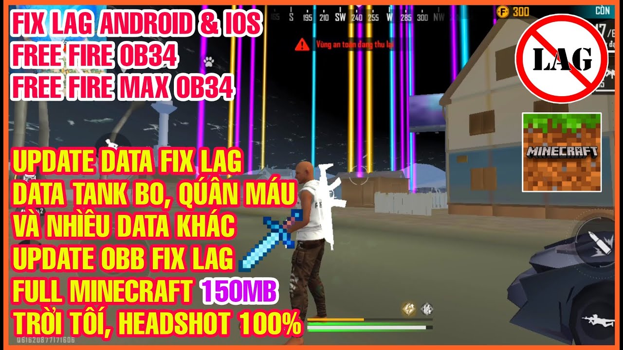 #1 ANDROID – IOS❗ HƯỚNG DẪN FIX LAG FREE FIRE OB34 V6 VIP❗ DATA TANK BO, QUẤN MÁU❗ OBB 150MB MINECRAFT. Mới Nhất