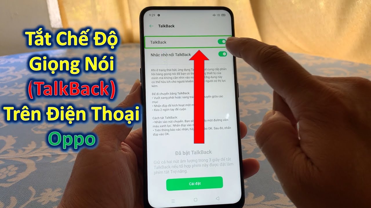 #1 Tắt Chế Độ Giọng Nói (TalkBack) Trên Điện Thoại Oppo Mới Nhất