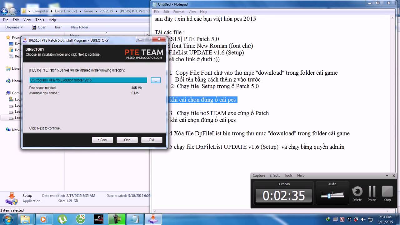#1 Hướng dẫn Việt hóa game pes 2015 + link download Mới Nhất