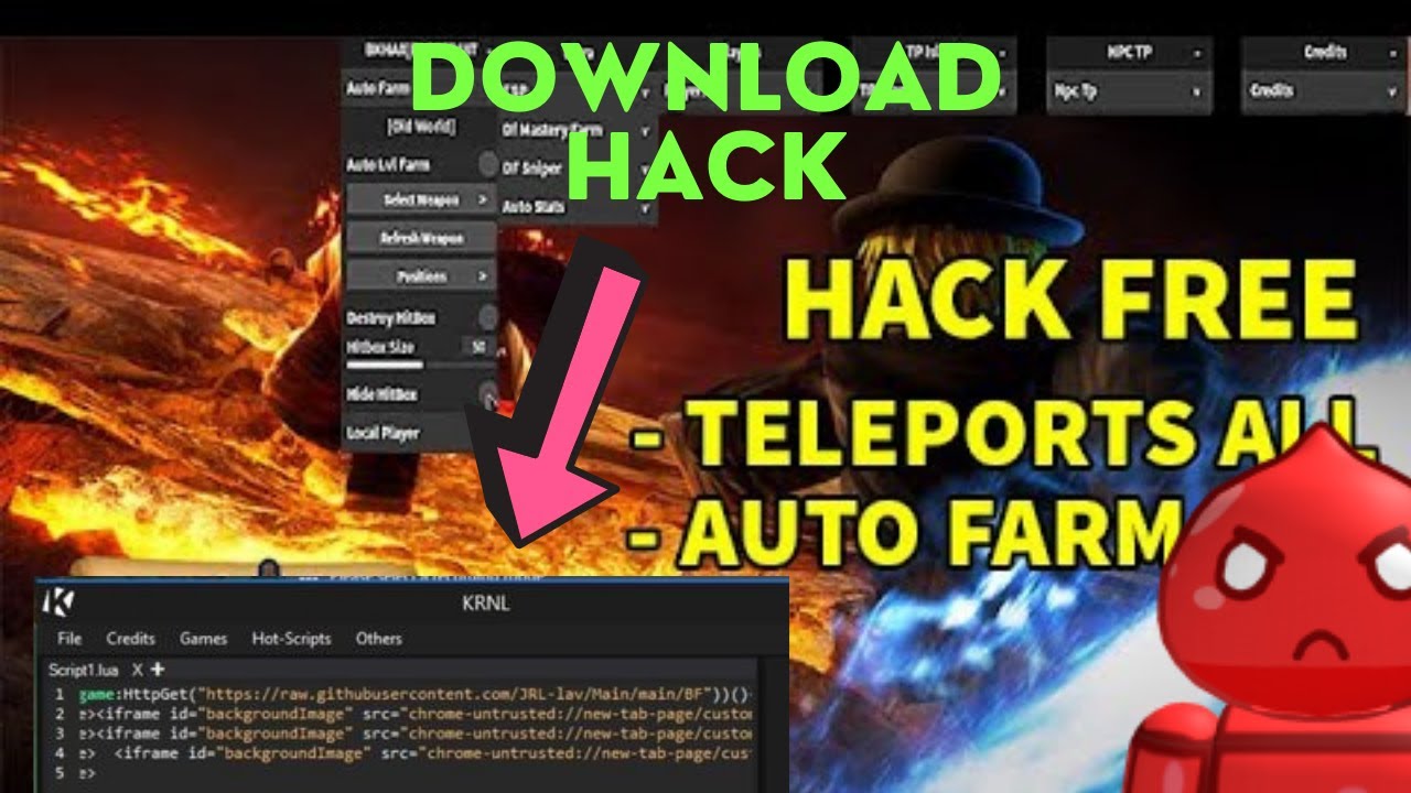 #1 🔥Cách tải bản Hack Krnl và Chia sẻ Script Hack Blox Fruit Xịn| ROBLOX🔥 Mới Nhất