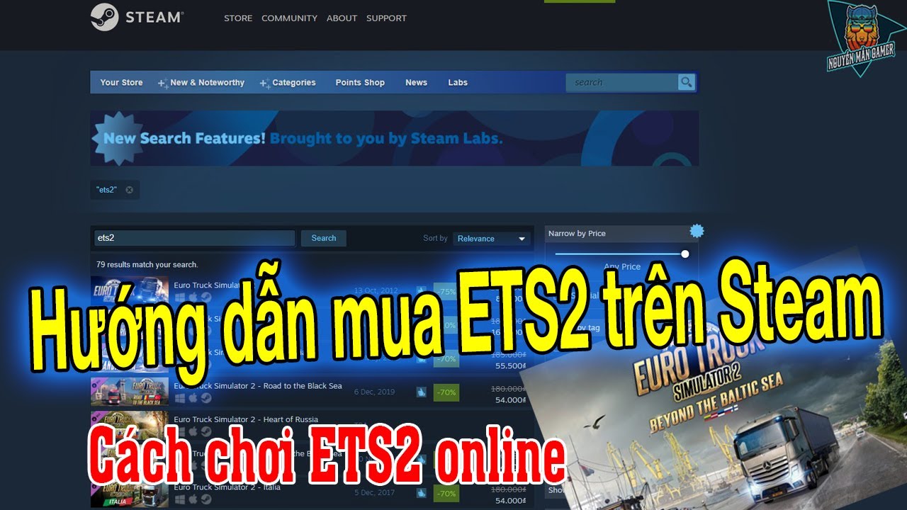 #1 ETS2 – Hướng Dẫn Cách Mua Game ETS2 Trên Steam Để Chơi Online Cùng Với Nhau | Nguyễn Mẫn Gamer Mới Nhất