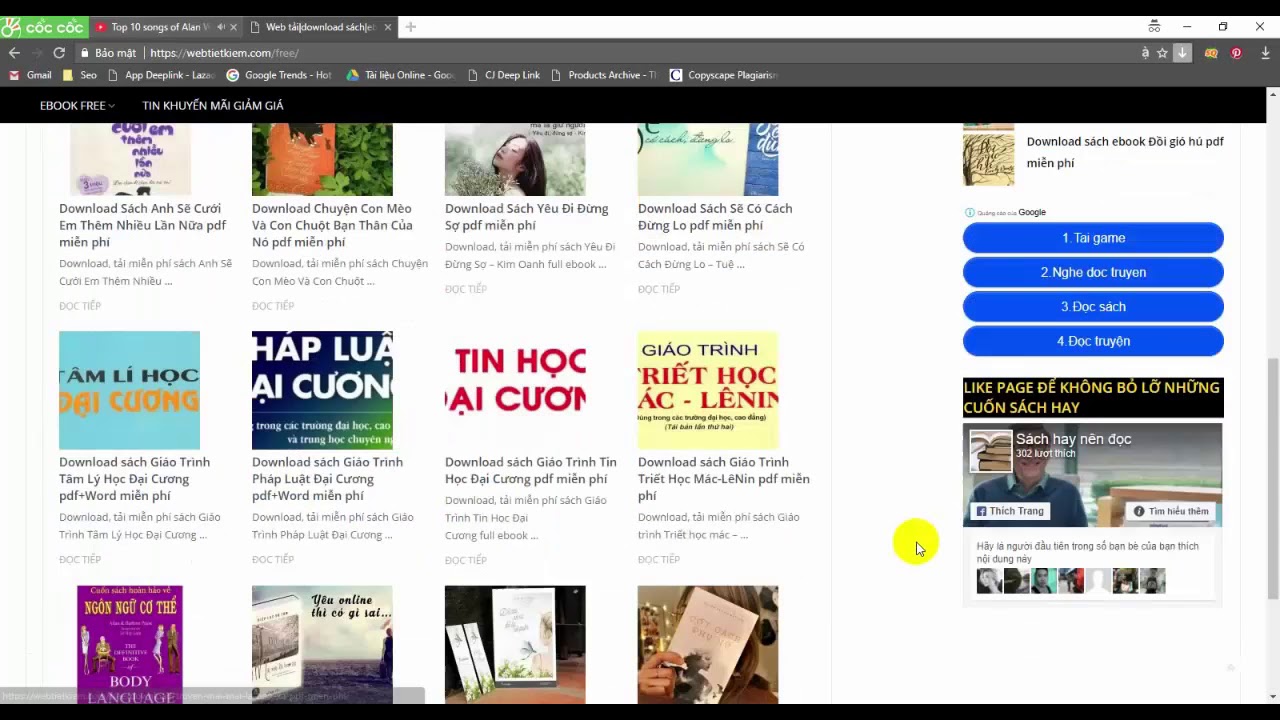 #1 Web tải sách miễn phí không cần đăng ký – Hướng dẫn tải Ebook PDF Free Mới Nhất