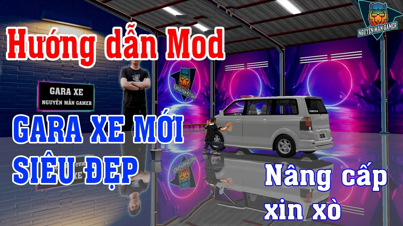 #1 Hướng dẫn Mod Garage Xe Nguyễn Mẫn Gamer siêu đẹp trong Bus Simulator Indonesia | BUSSID Mới Nhất