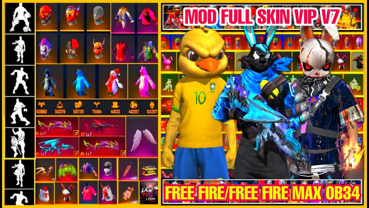 #1 ANDROID – IOS❗ HƯỚNG DẪN MOD FULL SKIN VIP FREE FIRE OB34 V7❗ MOD FULL SKIN SÚNG❗ MOD SKIN QUẦN ÁO. Mới Nhất