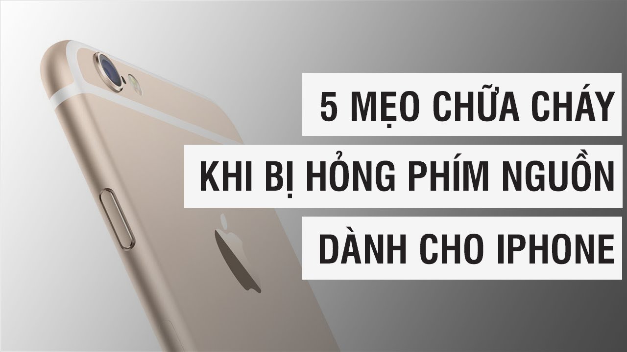 #1 5 mẹo chữa cháy khi iPhone bị hỏng phím nguồn | Điện Thoại Vui Mới Nhất