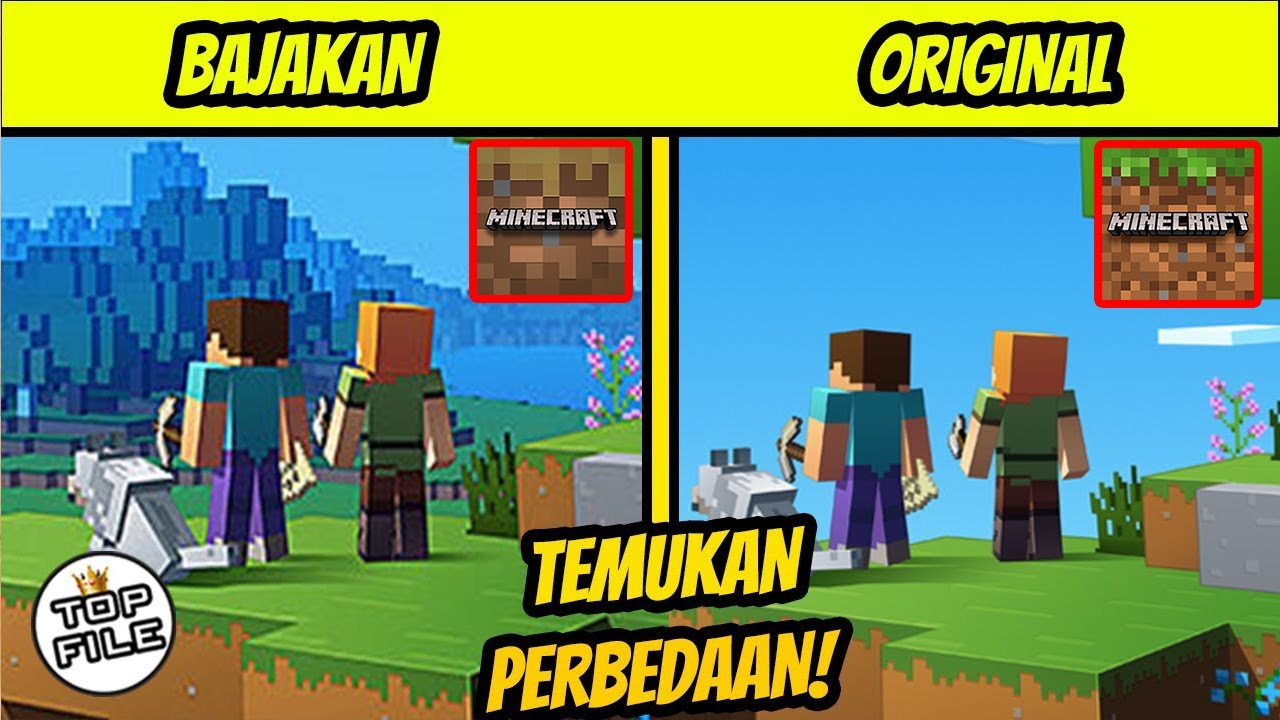 #1 PERBEDAAN MINECRAFT ORI DAN CRACK/B4J4KAN!!ALASAN KENAPA MINECRAFT BERBAYAR!! Mới Nhất