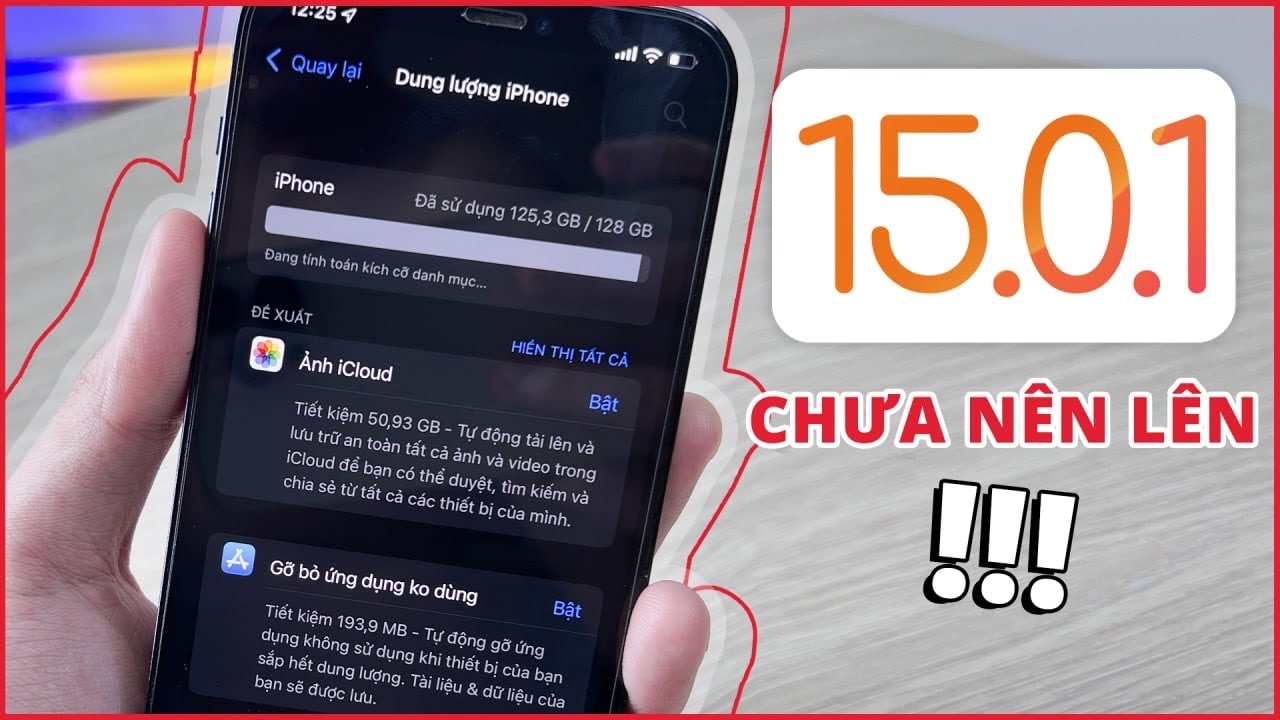 #1 Cập Nhật iOS 15.0.1 chính thức : Fix Lỗi BÁO ĐẦY BỘ NHỚ – Nhưng Không Cần Lên Vội Mới Nhất