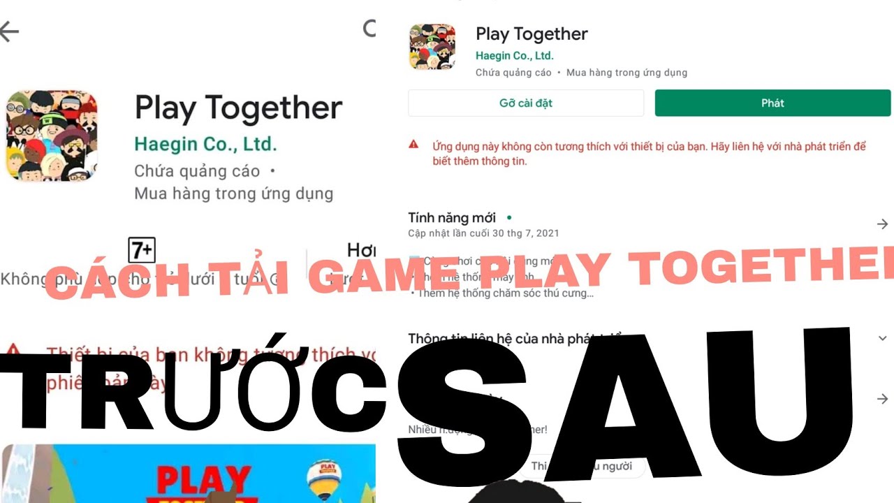 #1 CÁCH TẢI GAME PLAY TOGETHER BẰNG GOOGLE | KHI KHÔNG TẢI ĐƯỢC TRÊN CH PLAY | Pear Nee Mới Nhất