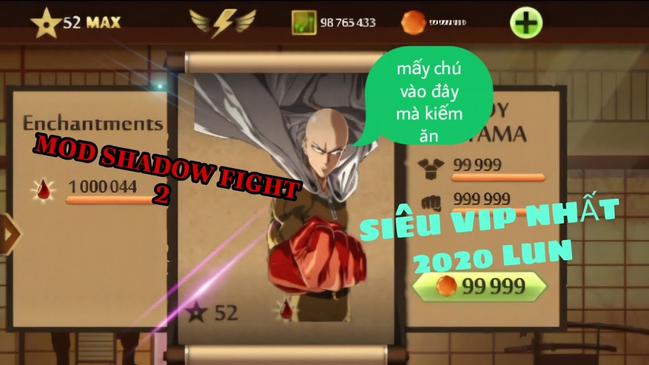 #1 HƯỚNG DẪN MOD SHADOW FIGHT 2 PHIÊN BẢN SAITAMA VIP V1 Mới Nhất