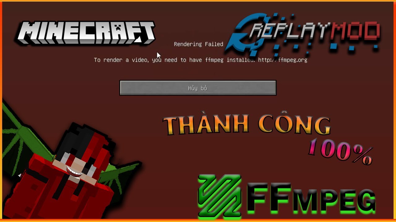 #1 Hướng dẫn fix lỗi không render được video Replay Mod trong Minecraft,Rendering Failed | ArnoldVN Mới Nhất