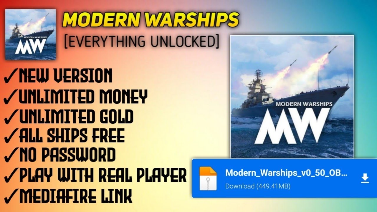 #1 Modern Warships Mod Apk V.0.50.0.1 | Download Modern Warships Mod 2022 Mới Nhất