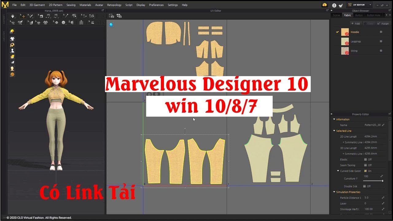 #1 Bài Mở Đầu: Hướng dẫn cài đặt Va crack Marvelous Designer 10 + tinh nang moi Mới Nhất