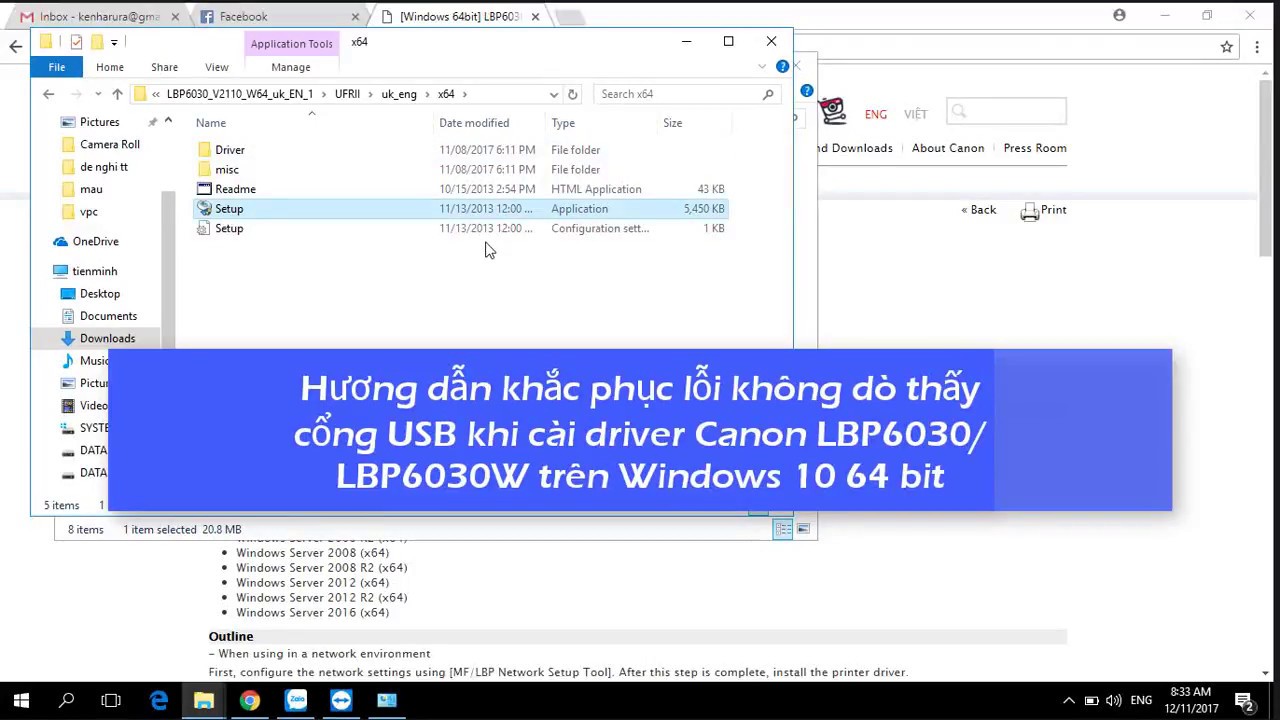 #1 Hướng dẫn xử lý lỗi không dò thấy cổng USB khi cài driver máy in Canon trên Win 7/8/10 Mới Nhất