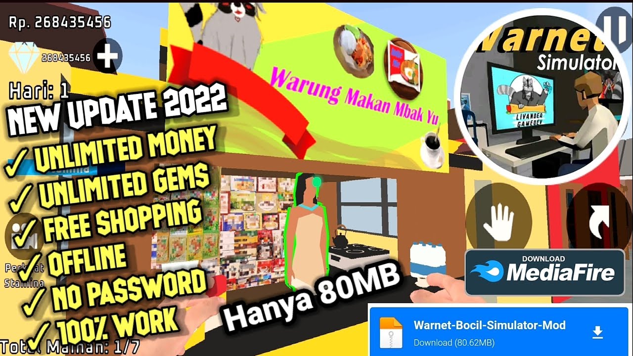 #1 Download Game Warnet Bocil Simulator Mod Apk Terbaru 2022 – Unlimited Money | Free Download Mới Nhất