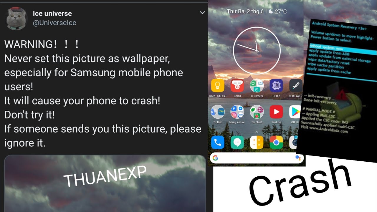 #1 [THUANEXP] Cài hình nền bằng bức ảnh gây lỗi thiết bị Android (tải từ Twitter) và cái kết… (P1) Mới Nhất
