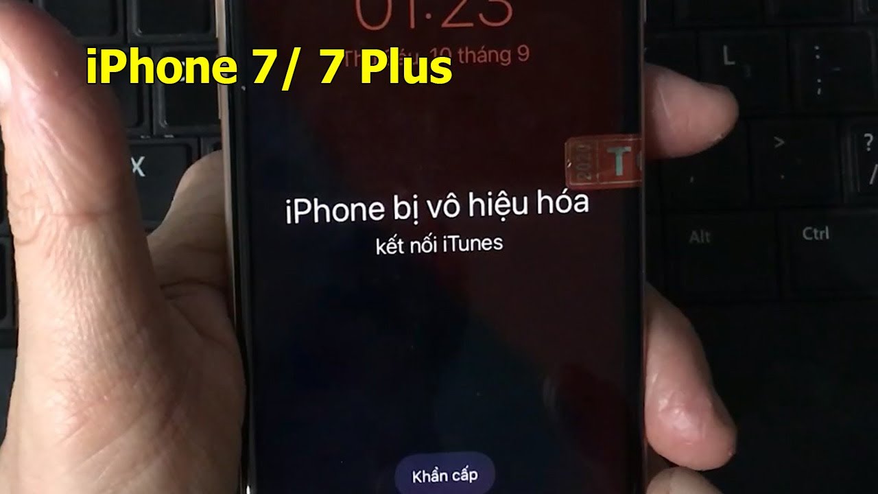 #1 iPhone 7 bị lỗi iPhone bị vô hiệu hóa – kết nối iTunes Mới Nhất