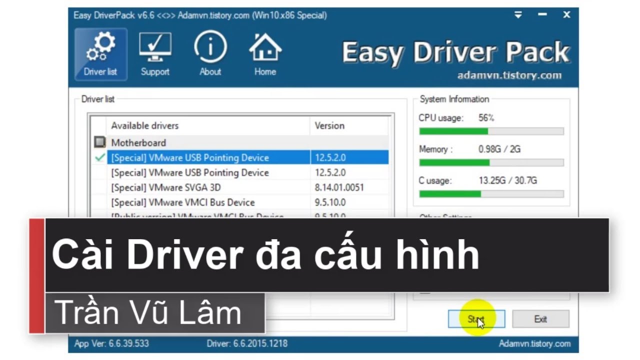 #1 Hướng dẫn cài Driver đa cấu hình Mới Nhất