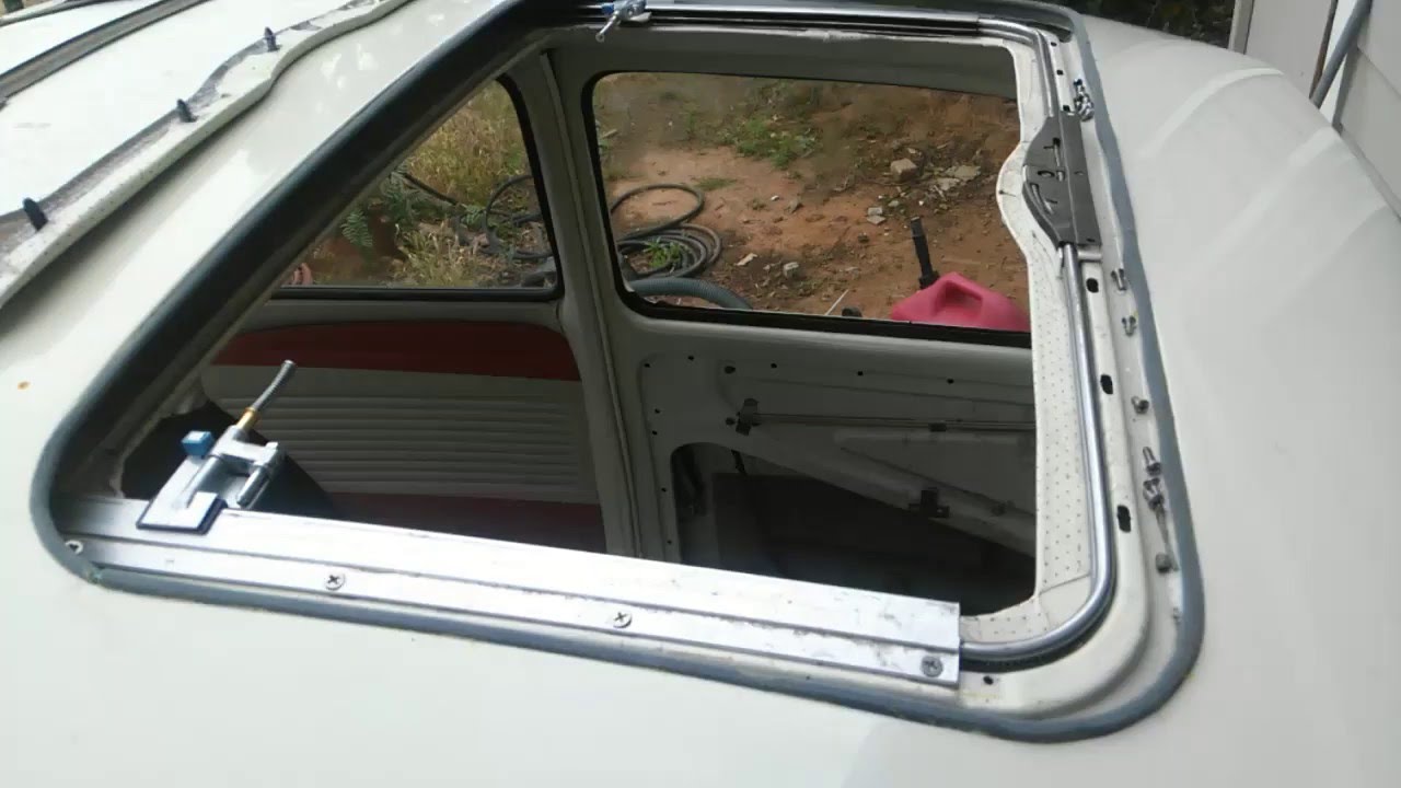 #1 Vw bug sliding Sunroof repair part 1 Mới Nhất