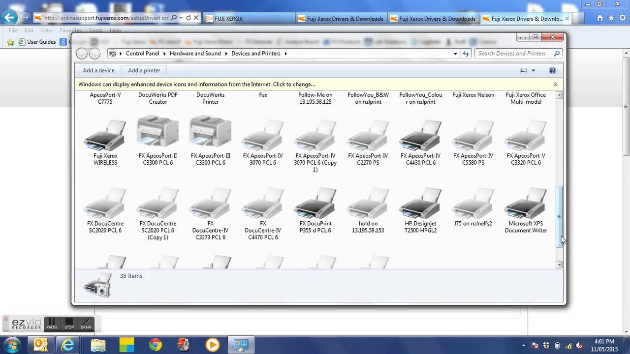 #1 Installing a Fuji Xerox print driver for Windows 7 Mới Nhất