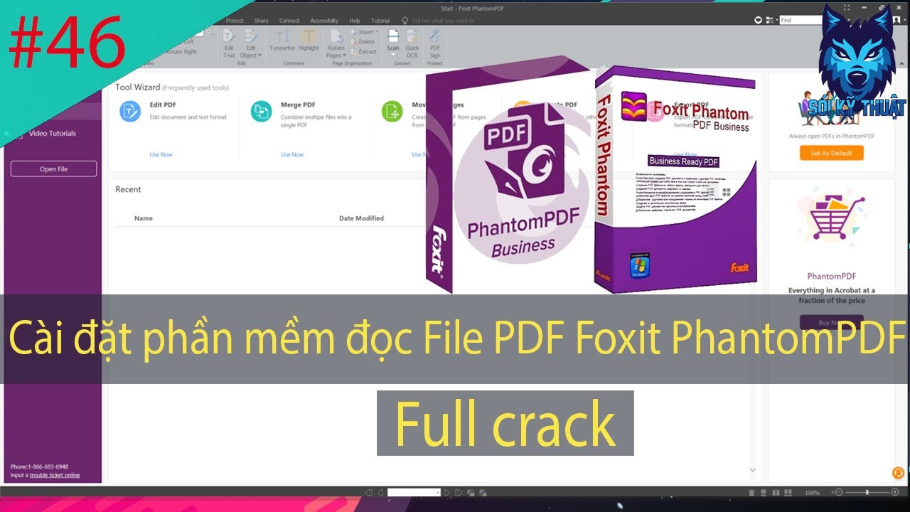 #1 Hướng dẫn cài đặt Foxit PhantomPDF Full Active  | Computer Tip | Sói Kỹ Thuật #46 Mới Nhất