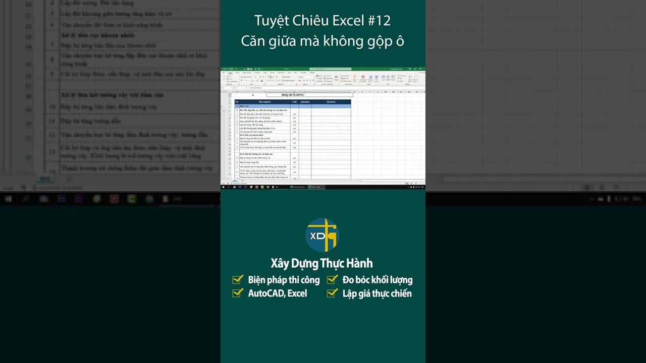 #1 Mẹo căn giữa mà không cần gộp ô trong Excel | Mẹo thủ thuật Excel #12 Mới Nhất