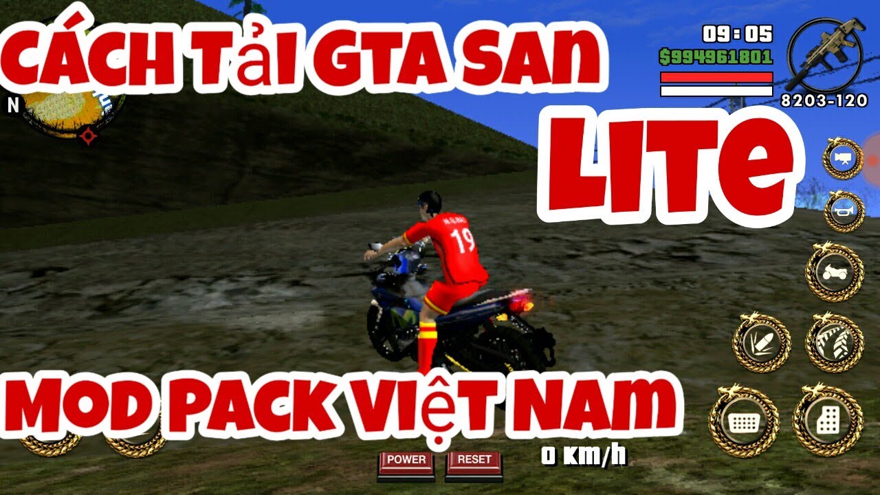 #1 Cách Tải Gta San Lite Mod Pack Việt Nam Trên Android | Đồ Họa Full HD| Nhựt Huy Gaming Mới Nhất