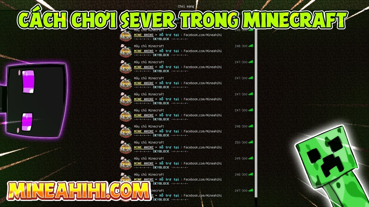 #1 HƯỚNG DẪN CÁCH CHƠI SEVER MINECRAFT Mới Nhất