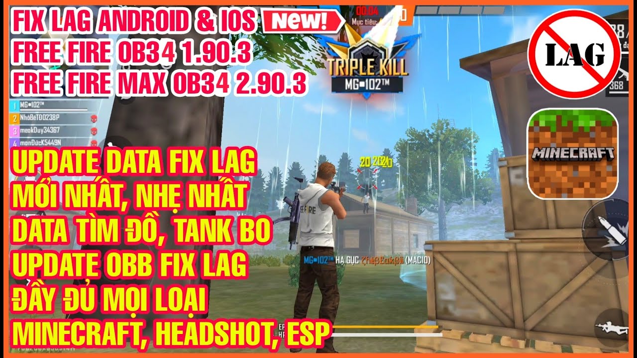 #1 ANDROID – IOS❗ HƯỚNG DẪN FIX LAG FREE FIRE OB34 V7 MỚI NHẤT❗ UPDATE DATA FIX LAG, OBB FIX LAG VIP. Mới Nhất