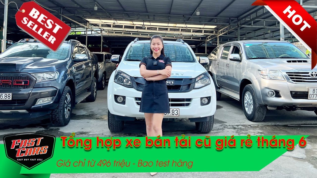 #1 ✅ Tổng hợp xe bán tải cũ các hãng giá rẻ tháng 6/2022. Ranger, Hilux, Dmax, Triton … Bao test hãng Mới Nhất