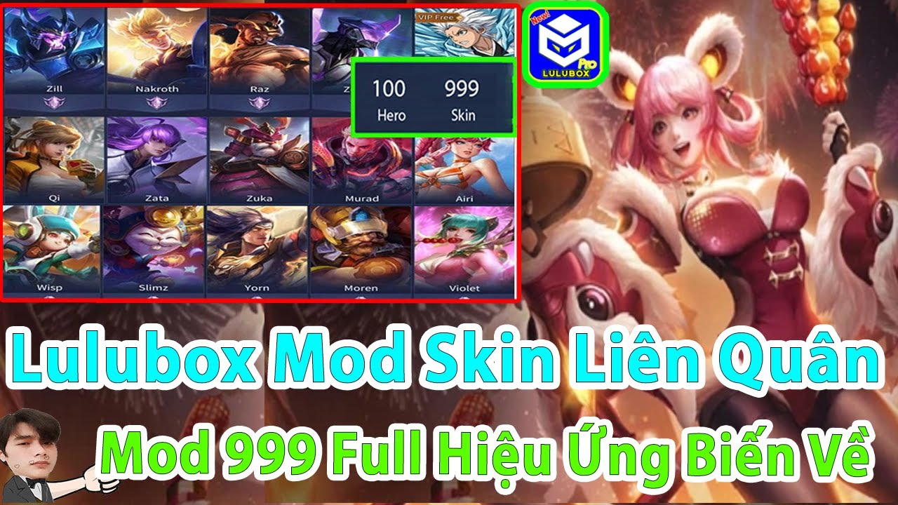 #1 Mod Skin Liên Quân Lulubox FPS Cao|Lulubox Mod Full Skin Liên Quân Không Lỗi Mạng | Bình Bun Mới Nhất