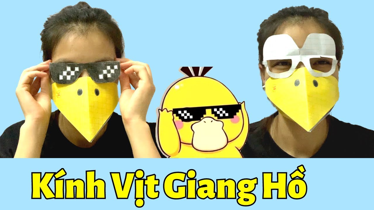 #1 Cách Gấp Kính Vịt Vàng Giang Hồ Bằng Giấy – Paper Duck Glasses Mới Nhất