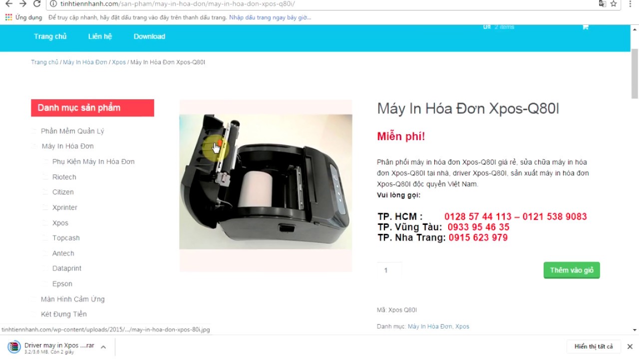 #1 Hướng Dẫn Cài Driver Máy In Hóa Đơn Xpos Q80I Trên Win 10, 8, 7, XP Mới Nhất