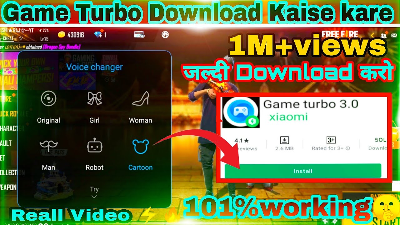 #1 Game turbo 3.0 download Raistar ke jaise voice change kaise kare free fire how to change voice in ff Mới Nhất