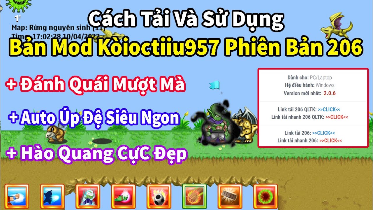 #1 Nro- Cách Tải Và Dụng Bản Mod Kòioctiiu957 Phiên Bản 206 Mới Nhất 100% Thành Công Mới Nhất