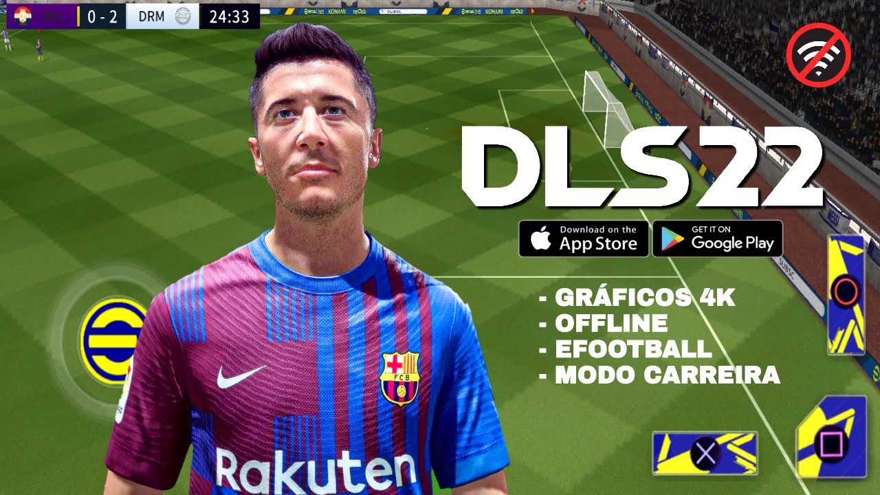 #1 DLS MOD EFOOTBALL 2022 APK+OBB ANDROID OFFLINE GRÁFICOS 4K EQUIPES & LOGOS LICENCIADOS Mới Nhất