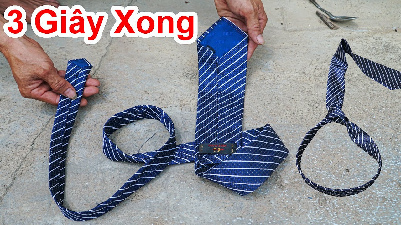 #1 Cách Thắt Cà Vạt Siêu Nhanh  Chỉ 3 Giây Là Xong / Mẹo Thắt Cà Vạt Nhanh Nhất Đẹp . how to tie a tie Mới Nhất