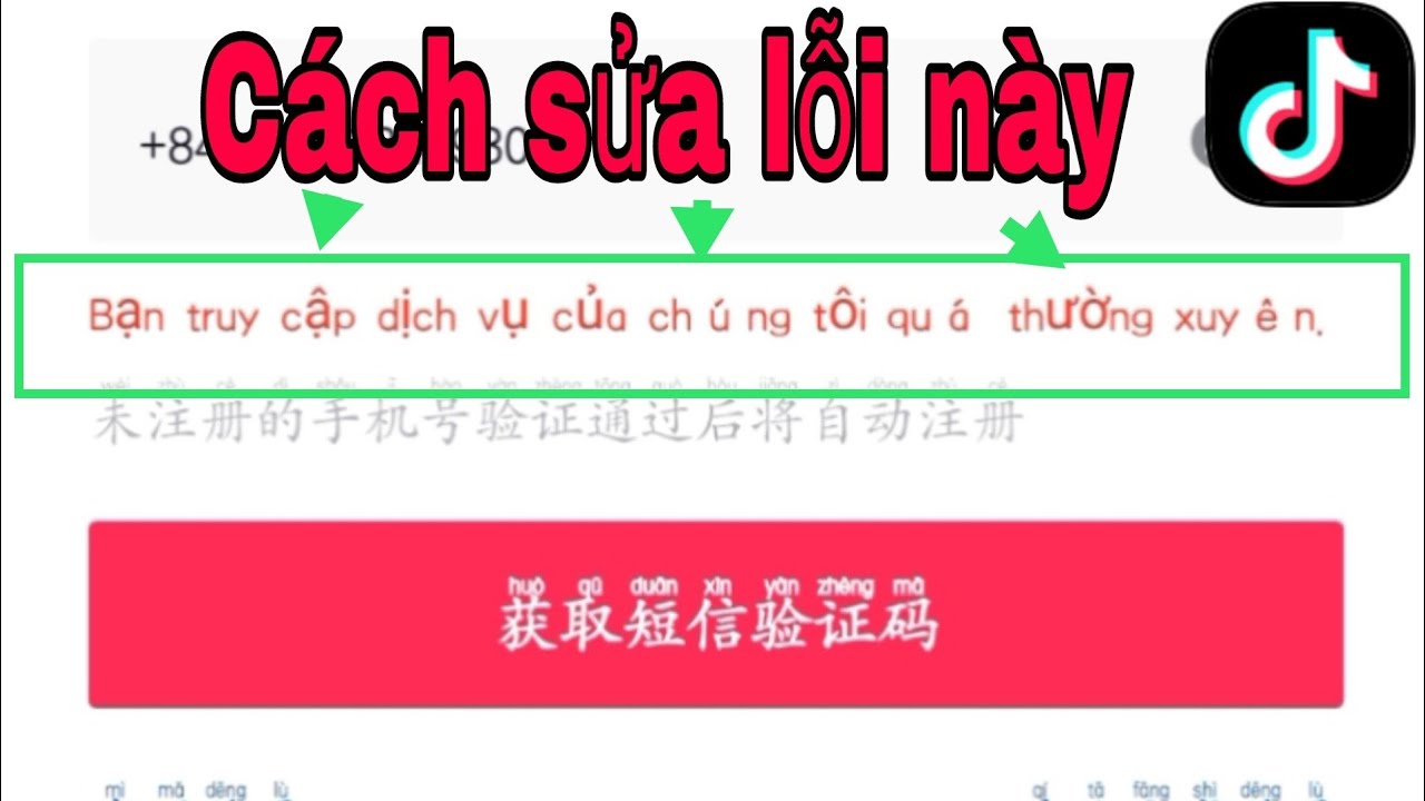 #1 Đăng ký Tik Tok Trung Quốc – Cách sửa lỗi không gửi mã SMS về sdt Việt Nam Mới Nhất