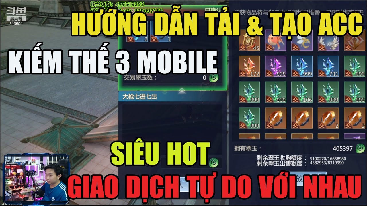 #1 KIẾM THẾ 3 MOBILE: HƯỚNG DẪN DOWNLOAD VÀ TẠO ACC CHƠI KHÔNG CẦN SDT TQ – GIAO DỊCH THOẢI MÁI 剑侠世界3手游 Mới Nhất