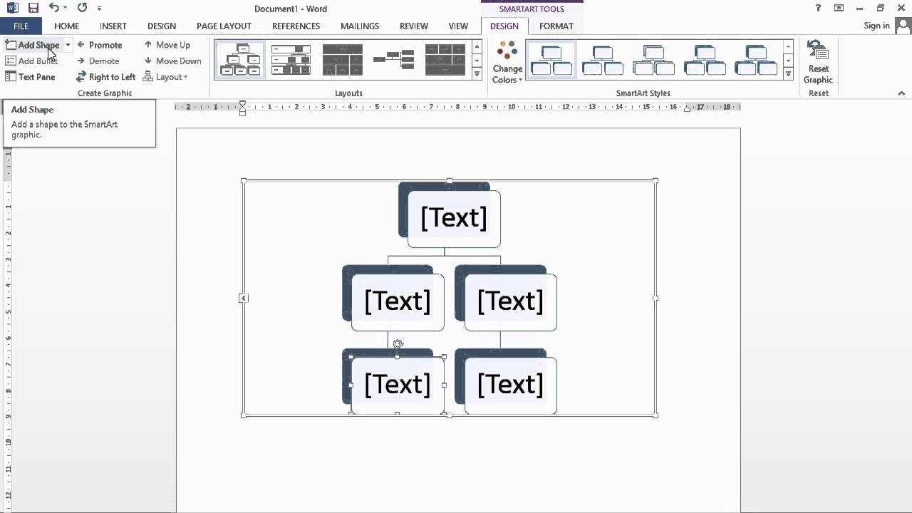 #1 Hướng dẫn cách vẽ sơ đồ cấu trúc tổ chức trong Word Mới Nhất