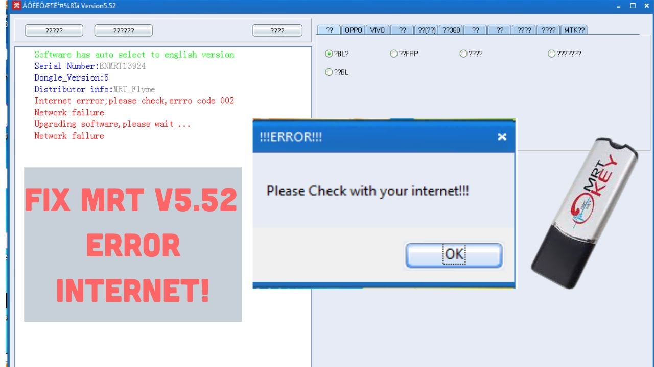 #1 Cách sửa lỗi Mrt v5.52 báo lỗi internet MRT v5.52 error 002 Mới Nhất